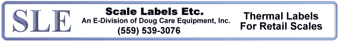Labels for most retail scales